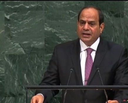 السيسي يحث الفلسطينيين على الوحدة والتعايش مع الإسرائيليين