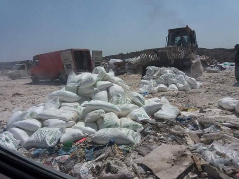 اتلاف 3 اطنان ونصف من الطحين الفاسد في جنين