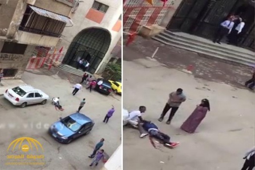 شاهد.. فيديو صادم لمقتل شاب حاول التحرش بفتاة وخطفها في مصر