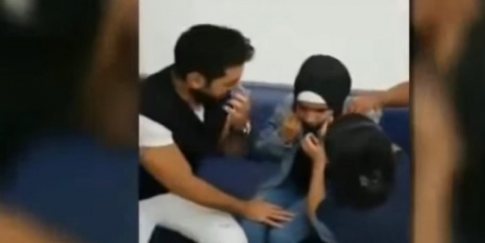 فيديو.. فتاة قبلت يدي تامر حسني وأغمي عليها !