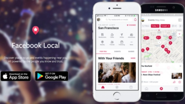 فيسبوك تطلق تطبيق Facebook Local لمنافسة Yelp