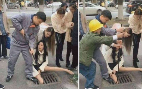 فيديو| انشغلت باللعب في هاتفها .. لكن ما حدث لها كارثي!
