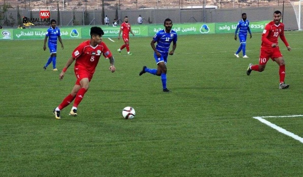 بالصور..منتخبنا الوطني يكتسح المالديف بثمانية اهداف على استاد الجامعة العربية الأميركية بجنين