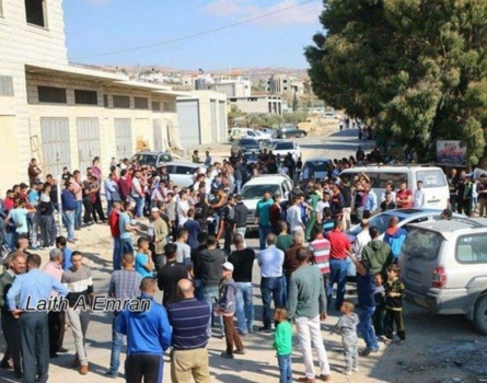مسيرة في نابلس رفضا لإقامة محطة تنقية