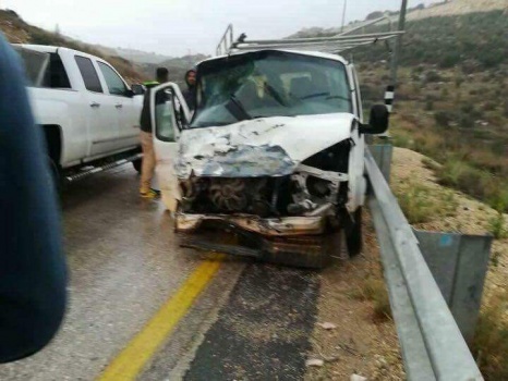 إصابات بحادث سير مروع في سلفيت