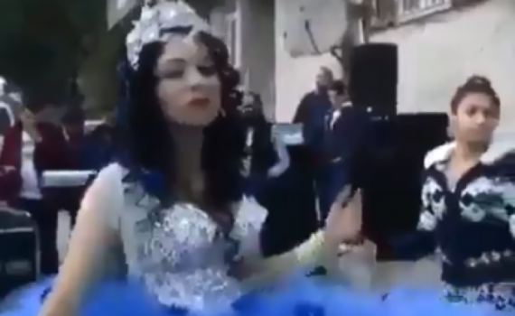 فيديو| فستان عروس يشعل مواقع التواصل .. والسبب !