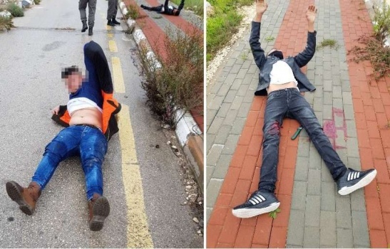الاحتلال يصيب طفلين من قرية الجديدة جنوب جنين على حاجز زعترة بزعم محاولتهما طعن جنود