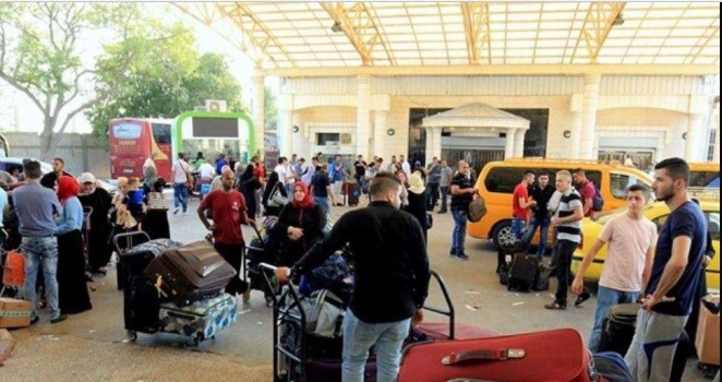 ماسح ضوئي للبضائع على معبر الكرامة