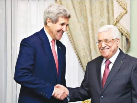 كيري لأبو مازن: كن قويا ولا تستسلم لترامب