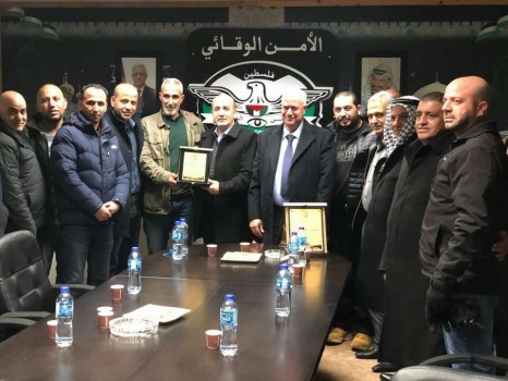 وفد من فعاليات ومؤسسات بلدة الرام يزور قيادة الأمن الوقائي في محافظة القدس