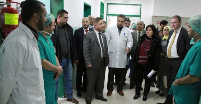 وزير الصحة يعلن تخصيص 1.3 مليون دولار للمشافي الحكومية
