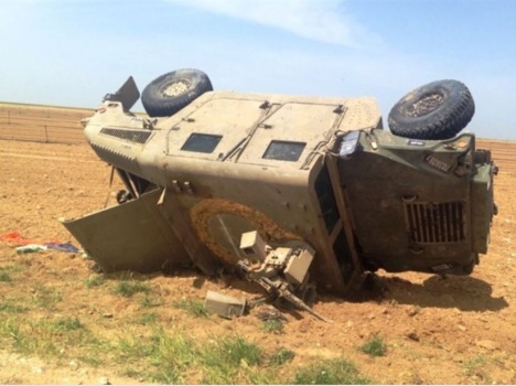 اصابة 6 جنود على حدود غزة