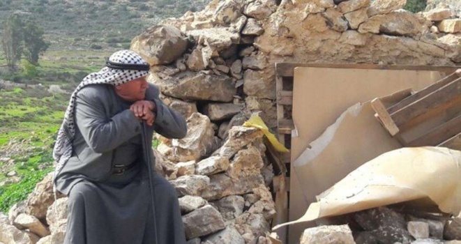 هدم منشآت سكنية وزراعية في وادي قانا