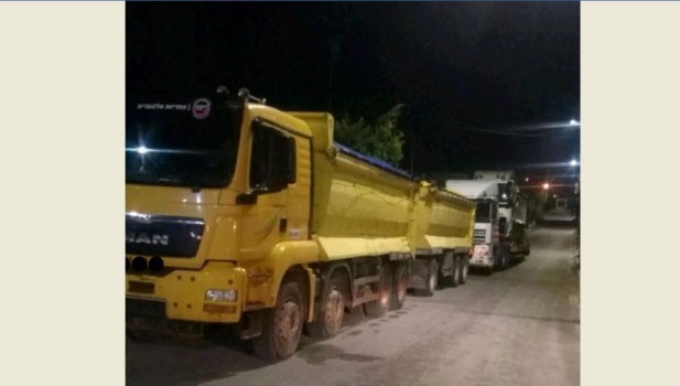 ضبط مخلفات ونفايات صلبة مضرة بالبيئة في سلفيت