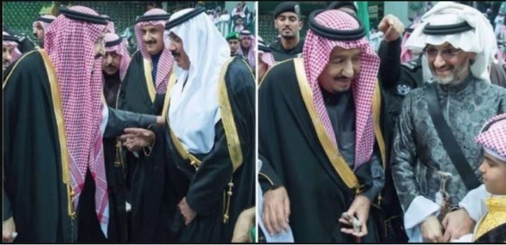لأول مرة بعد الإفراج عنه.. الوليد بن طلال والملك سلمان معا