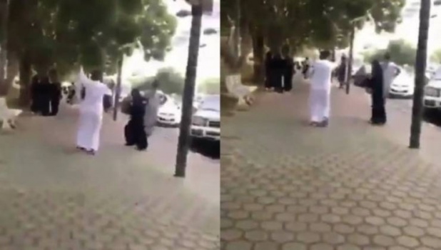بعد القبض عليهما.. هذا ما زعمه الشاب الراقص مع فتاة في أحد شوارع السعودية!