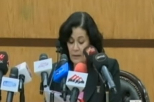 بالفيديو : مسؤولة مصرية تتعرض للضرب على الهواء مباشرة خلال مؤتمر صحفي !
