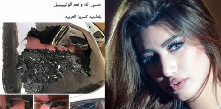 صور| نجمة 'ستار أكاديمي' تنجو من هجوم 'بلطجية' على سيارتها