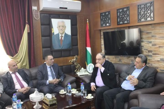 محافظ جنين يلتقي السفير الرويضي