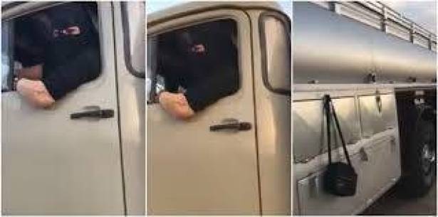 بالفيديو... سعودية تقود صهريج ماء