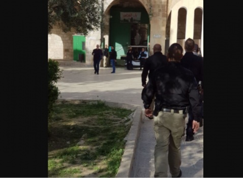 الاحتلال يعتقل حارسا من الأقصى والمستوطنون يستأنفون اقتحاماتهم