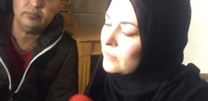 ماذا قالت والدة الشهيد أبو حسين للصحافيين؟