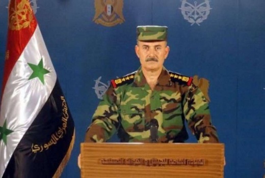 بيان الجيش السوري حول الهجوم