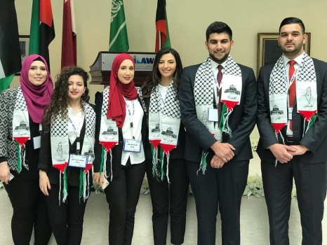 "بيرزيت" تفوز بالمركز الأول في مسابقة المحكمة الصورية بالكويت