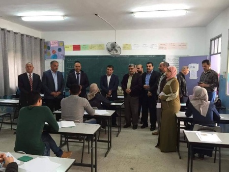 التربية تتفقد قاعات إمتحان التوظيف في جنين