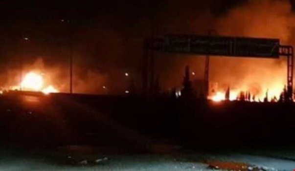 (فيديو) قتلى في قصف اسرائيلي لقواعد عسكرية في ريف دمشق