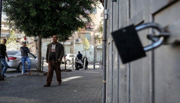 إضراب يعم الوطن حداداً على أرواح شهداء غزة