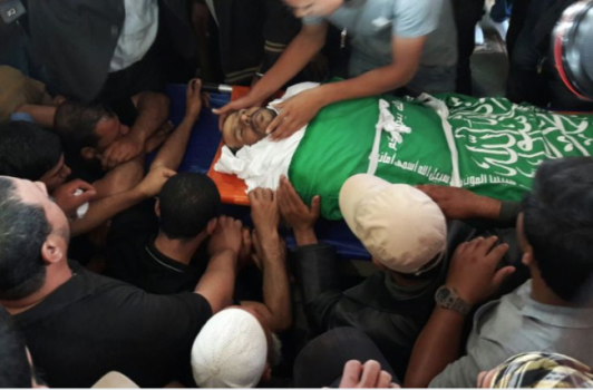 تشييع جثمان الشهيد أبو مصطفى في خانيونس