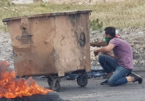 إحداها خطيرة- 22 إصابة بمواجهات رام الله
