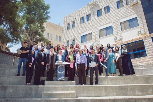 صور: فوز 3 طلبة من جامعة القدس بمسابقة تصميم كنيسة في روابي