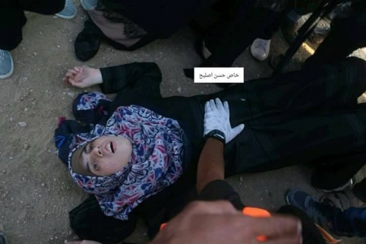 غزة:الشهيدة الحية ألاء السوافيري ممنوعة من العلاج!