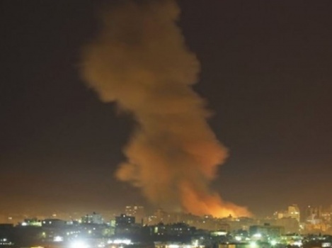 الاحتلال يقصف قطاع غزة