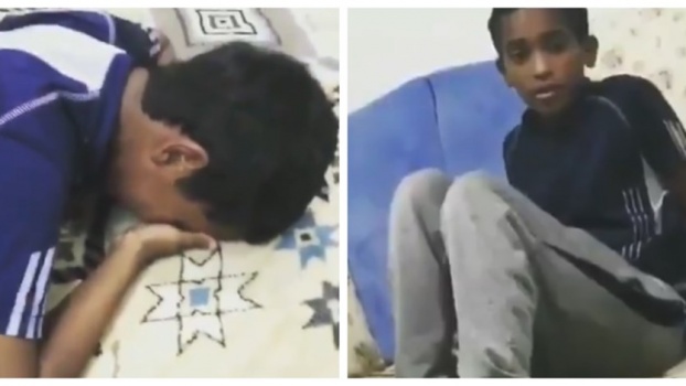 بالفيديو – خليجي وثّق حادثة تعذيب ابنه... وما قاله في النهاية صادم!