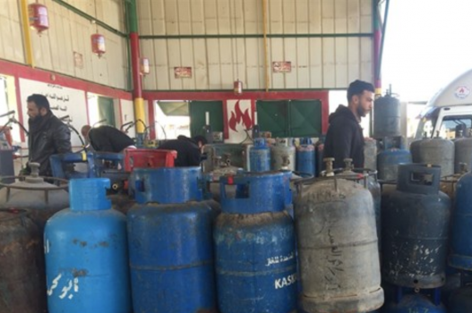 التحفظ على كميات الغاز في محطات غزة