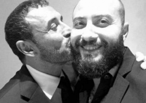 صورة| كاظم الساهر يحتفل بخطوبة ابنه 'وسام' على هذه الفتاة