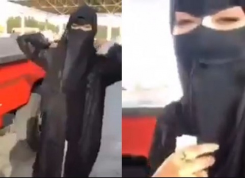 فيديو| سعوديون يطاردون أول إماراتية دخلت المملكة بسيارتها!