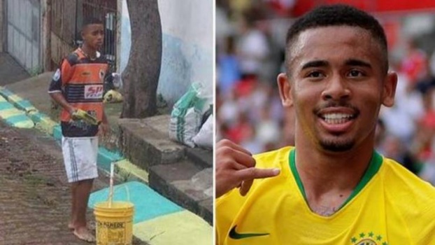 صورة لرسام الشوارع الذي أصبح لاعباً في كأس العالم