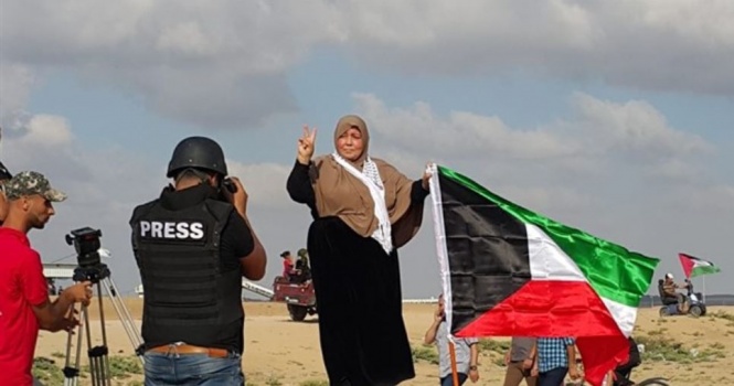 عشرات الاصابات على حدود غزة