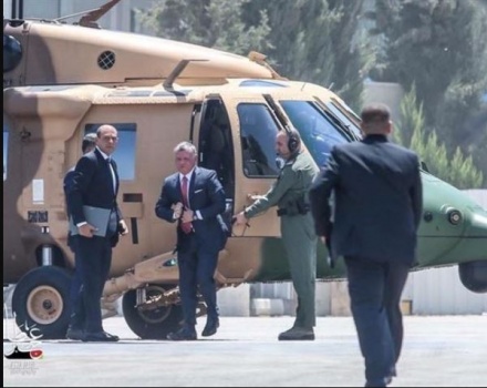 ملك الاردن يؤكد أهمية تحريك عملية السلام ودعم الأونروا .
