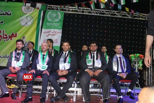 جنين:عرس جماعي لـ23 عريسا في كفرراعي تحت رعاية الرئيس (صور)