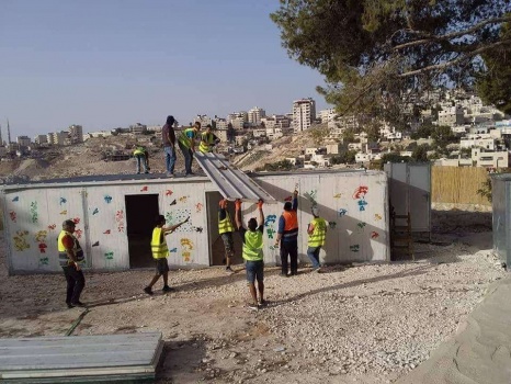 هدم في تجمع جبل البابا البدوي بالقدس - صور