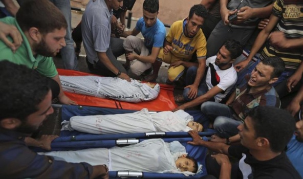 ثلاثة شهداء في قصف اسرائيلي على غزة