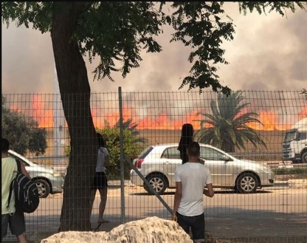 ضابط إسرائيلي: انخفاض كبير بأعداد الحرائق