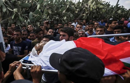 تشييع حاشد لشهيدي جمعة "ثوار من أجل القدس والأقصى" في غزة