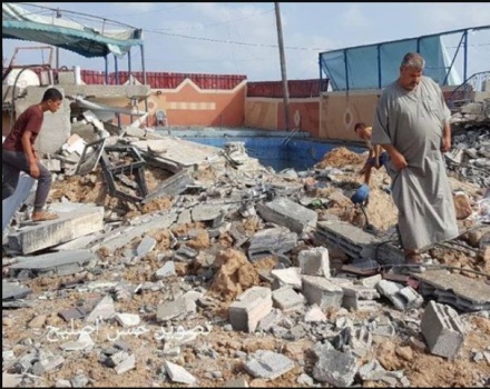 آبار المياه في المغراقة وبيت لاهيا في دائرة اهداف الاحتلال