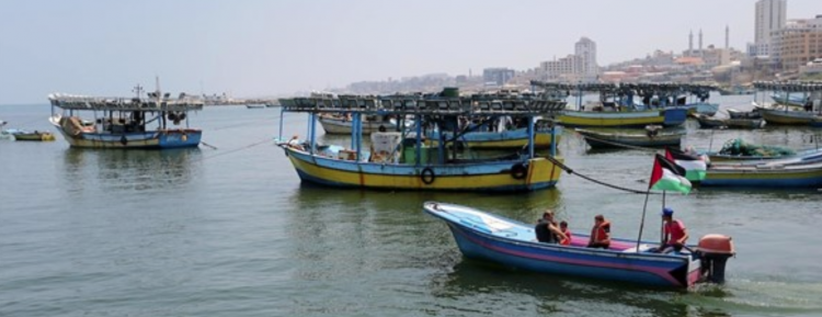إطلاق نار على مراكب الصيادين شمال غرب بيت لاهيا